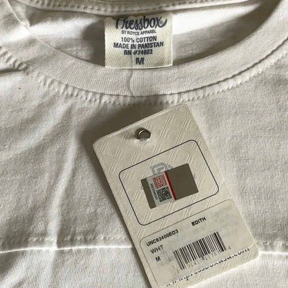 Carolina White Long Sleeve Logo Tee - Picture 2 of 11